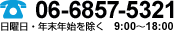 電話:06-6857-5321